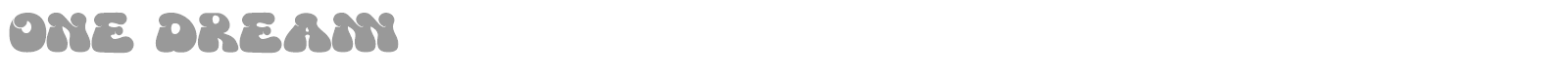 One Dream font preview